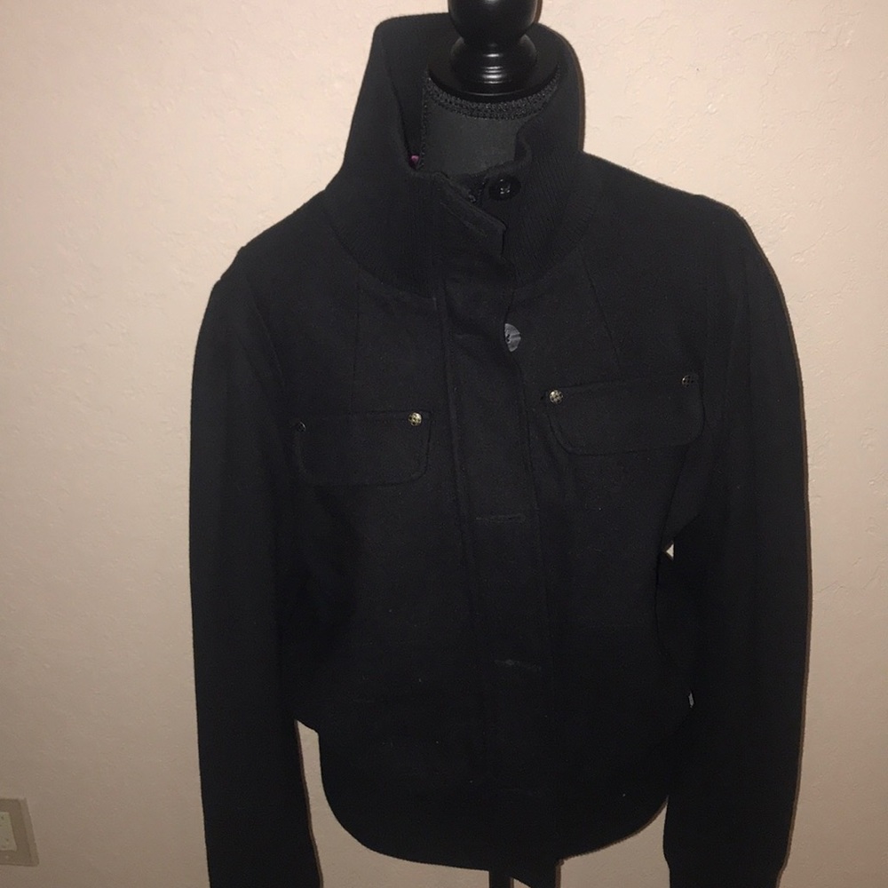 Vans black bomber jacket women’s size XL